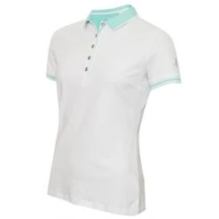 Ladies Ella Club Polo Shirt White - Opal