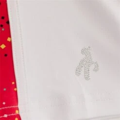 Ladies Ember Printed Panels Polo Shirt Diamonds -Women's Golf Fashion - Green Lamb P SG21863GREENLAMBSHIRTDIAMONDSLADIES 8 L