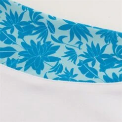 Ladies Ember Printed Panels Polo Shirt White - Botanical 10 Ladies Ember Printed Panels Polo Shirt White - Botanical -Women's Golf Fashion - Green Lamb P SG21863GREENLAMBSHIRTWHITEBOTANICALLADIES 6 L