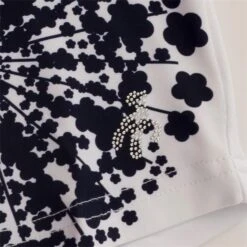 Ladies Enid Print Sleeveless Polo Shirt Dandelion -Women's Golf Fashion - Green Lamb P SG21866GREENLAMBSHIRTDANDELIONLADIES 8 L