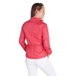 Ladies Kelly Raglan Sleeve Windbreaker Strawberry -Women's Golf Fashion - Green Lamb P SG21876GREENLAMBWINDBREAKERSTRAWBERRYLADIES 5 L