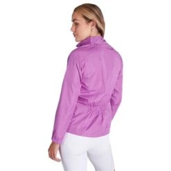 Ladies Kelly Raglan Sleeve Windbreaker Violet -Women's Golf Fashion - Green Lamb P SG21876GREENLAMBWINDBREAKERVIOLETLADIES 5 L