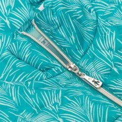 Ladies Kathleen Quilted Printed Gilet Palm -Women's Golf Fashion - Green Lamb P SG21879GLLADIESKATHLEENQUILTEDPRINTGILETPALM 6 L