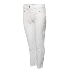 Ladies Mags 7/8th Trousers White