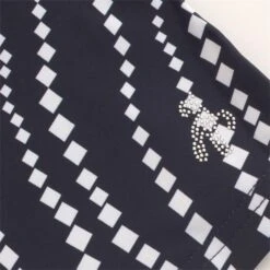 Ladies Molly Printed Flared Skort Mono - White -Women's Golf Fashion - Green Lamb P SG21883GREENLAMBSKORTMONOWHITELADIES 3 L