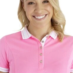 Ladies Kailynne Club Polo Shirt Candy -Women's Golf Fashion - Green Lamb P SG22916GREENLAMBSHIRTCANDYLADIES 5 L