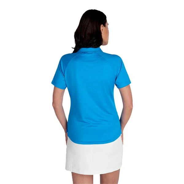 Ladies Katina Ripple Polo Shirt Cobalt 4 Ladies Katina Ripple Polo Shirt Cobalt - Image 4