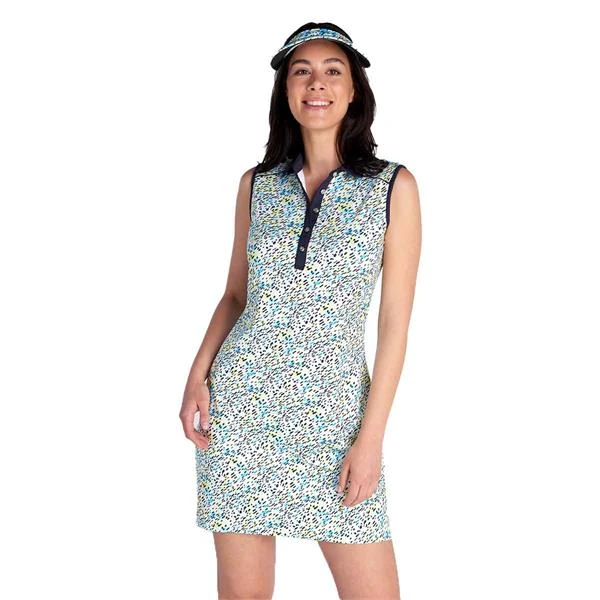 Ladies Kaye Sleeveless Printed Dress Watermark 3 Ladies Kaye Sleeveless Printed Dress Watermark - Image 3
