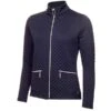 Ladies Kaydra Quilted Full Zip Jacket Navy