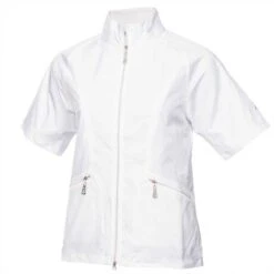 Ladies Kea ½ Sleeve Windbreaker White