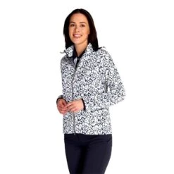 Ladies Keela Printed Windbreaker Lace 10 Ladies Keela Printed Windbreaker Lace -Women's Golf Fashion - Green Lamb P SG22931GREENLAMBWINDBREAKERLACELADIES 4 L