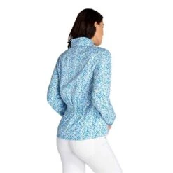Ladies Keela Printed Windbreaker Zing -Women's Golf Fashion - Green Lamb P SG22931GREENLAMBWINDBREAKERZINGLADIES 3 L