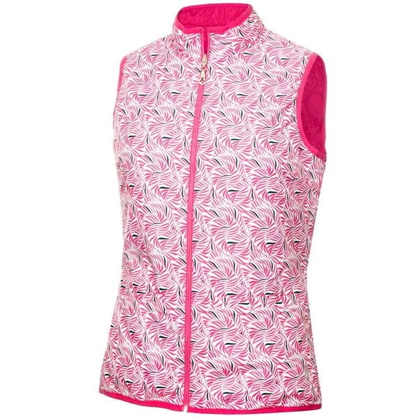 Ladies Kelly Reversible Gilet Magenta Swirl 2 Ladies Kelly Reversible Gilet Magenta Swirl - Image 2
