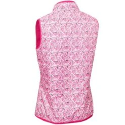 Ladies Kelly Reversible Gilet Magenta Swirl 8 Ladies Kelly Reversible Gilet Magenta Swirl -Women's Golf Fashion - Green Lamb P SG22933GREENLAMBGILETMAGENTASWIRLLADIES 2 L
