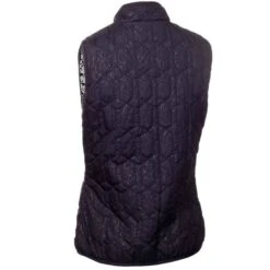 Ladies Kelly Reversible Gilet Navy Lace -Women's Golf Fashion - Green Lamb P SG22933GREENLAMBGILETNAVYLACELADIES 2 L