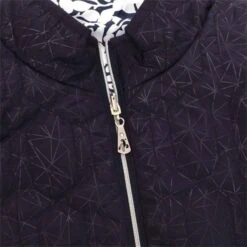 Ladies Kelly Reversible Gilet Navy Lace -Women's Golf Fashion - Green Lamb P SG22933GREENLAMBGILETNAVYLACELADIES 3 L