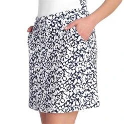 Ladies Kelsey Printed Flared Skort Lace 11 Ladies Kelsey Printed Flared Skort Lace -Women's Golf Fashion - Green Lamb P SG22935GREENLAMBSKORTLACELADIES 5 L