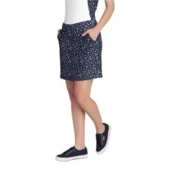 Ladies Kelsey Printed Flared Skort Nightsky -Women's Golf Fashion - Green Lamb P SG22935GREENLAMBSKORTNIGHTSKYLADIES 2 L