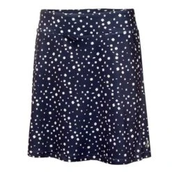 Ladies Kelsey Printed Flared Skort Nightsky
