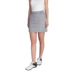 Ladies Kendra Check Skort Navy - White -Women's Golf Fashion - Green Lamb P SG22936GREENLAMBSKORTNAVYWHITELADIES 2 L