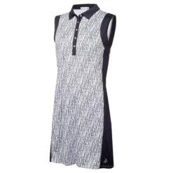 Mercy Printed Sleeveless Dress Waterfall Print