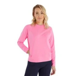 Ladies Mia Crewneck Sweatshirt Candy -Women's Golf Fashion - Green Lamb P SG23971GREENLAMBSWEATERCANDYLADIES 2 L