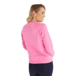 Ladies Mia Crewneck Sweatshirt Candy -Women's Golf Fashion - Green Lamb P SG23971GREENLAMBSWEATERCANDYLADIES 3 L