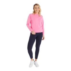 Ladies Mia Crewneck Sweatshirt Candy -Women's Golf Fashion - Green Lamb P SG23971GREENLAMBSWEATERCANDYLADIES 4 L