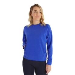 Ladies Mia Crewneck Sweatshirt Cornflower -Women's Golf Fashion - Green Lamb P SG23971GREENLAMBSWEATERCORNFLOWERLADIES 2 L