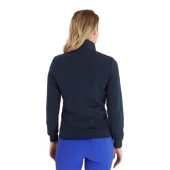 Ladies Megan Quilted Jacket Navy -Women's Golf Fashion - Green Lamb P SG23974GREENLAMBJACKETNAVYLADIES 3 L