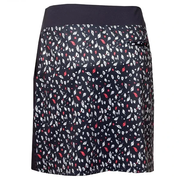 Ladies Melissa Printed Skort Leaf Print 2 Ladies Melissa Printed Skort Leaf Print - Image 2