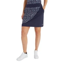 Ladies Melissa Printed Skort Leaf Print 8 Ladies Melissa Printed Skort Leaf Print -Women's Golf Fashion - Green Lamb P SG23975GREENLAMBSKORTLEAFPRINTLADIES 2 L