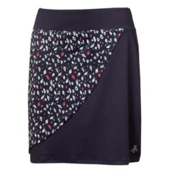 Ladies Melissa Printed Skort Leaf Print