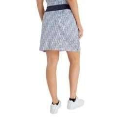 Ladies Melissa Printed Skort Waterfall Print -Women's Golf Fashion - Green Lamb P SG23975GREENLAMBSKORTWATERFALLPRINTLADIES 3 L